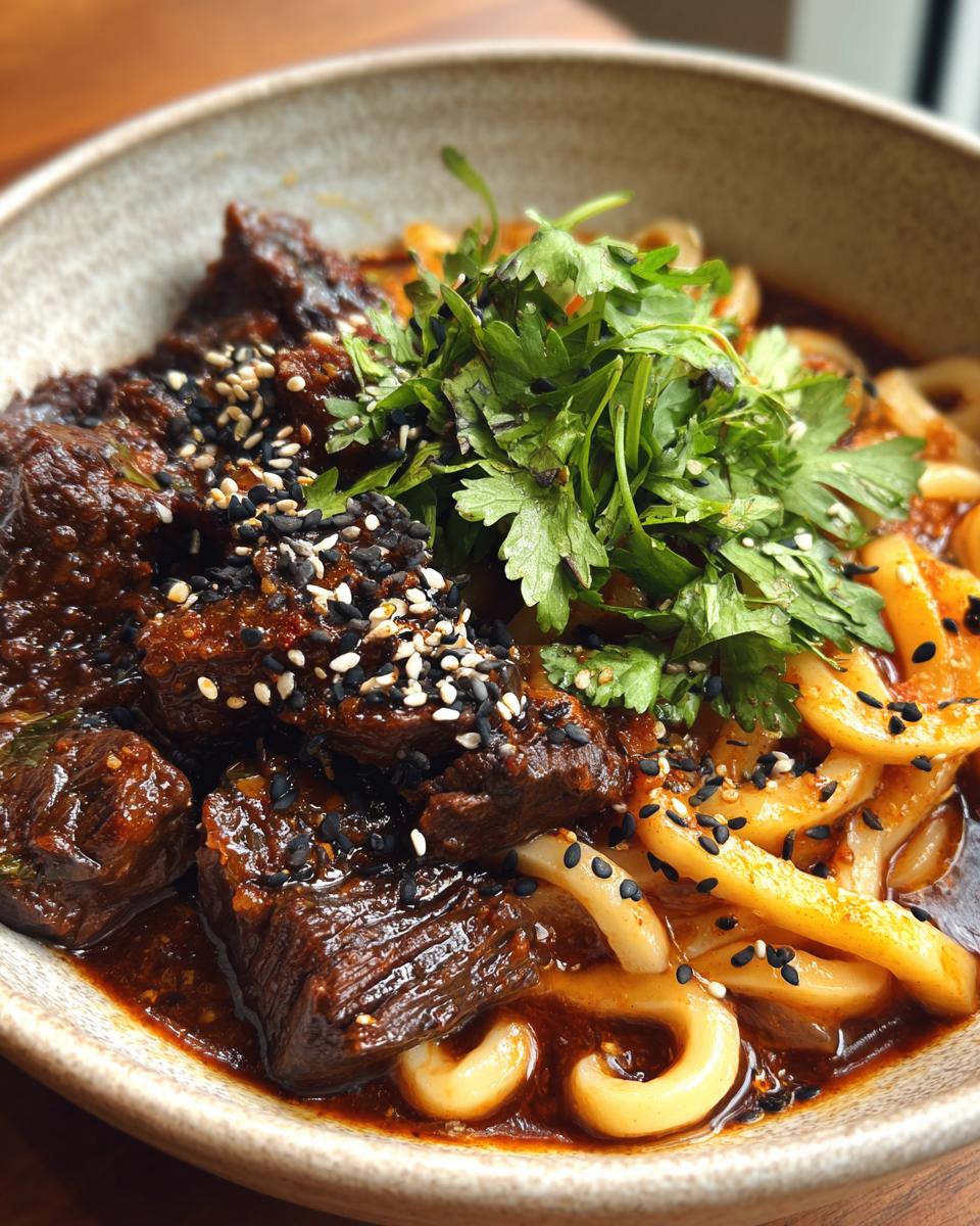 Slow Cooker Korean Beef Noodles - detail 1