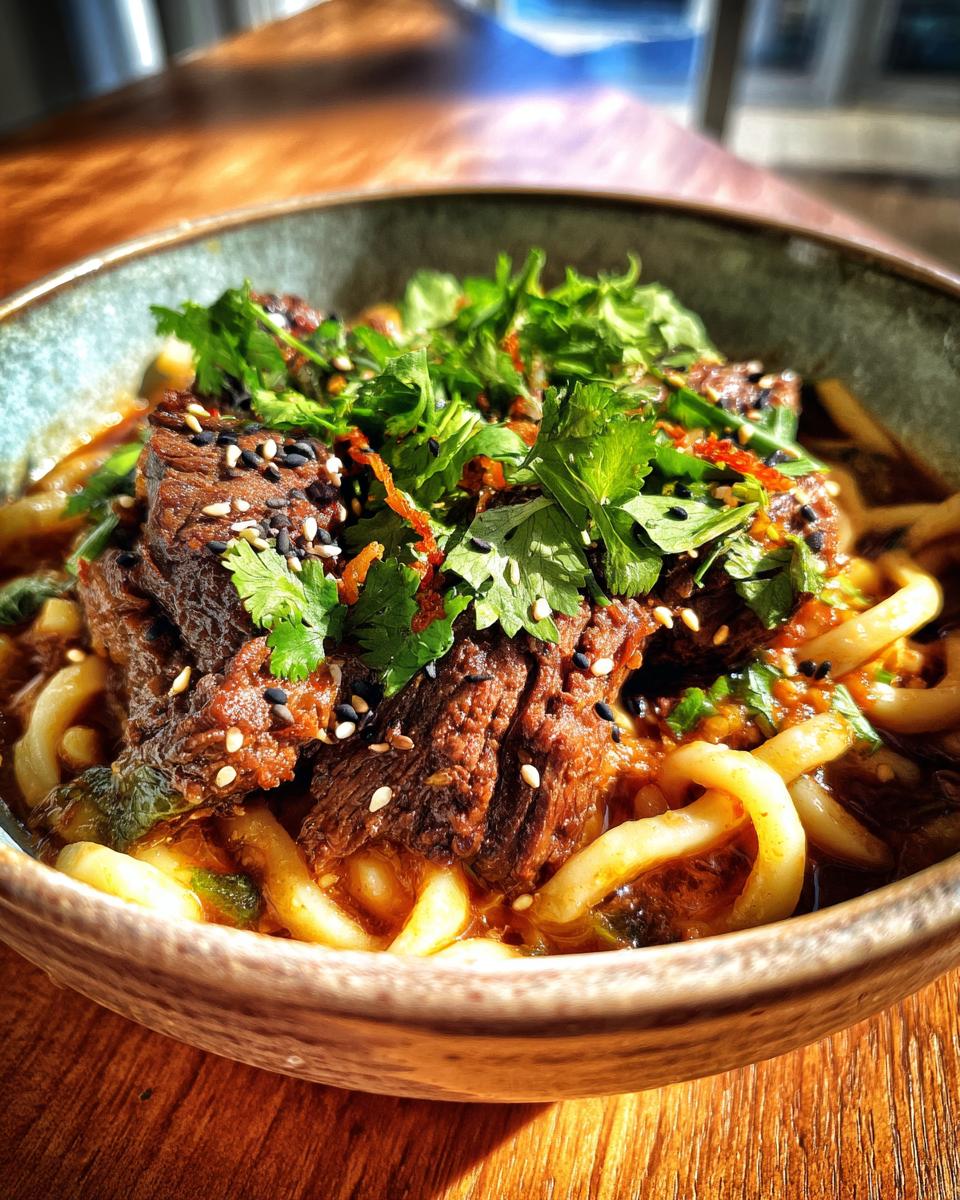 Slow Cooker Korean Beef Noodles - detail 2