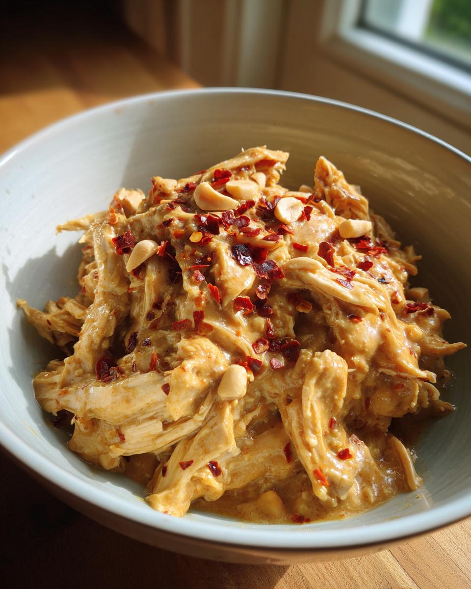 Slow Cooker Peanut Chicken - detail 1