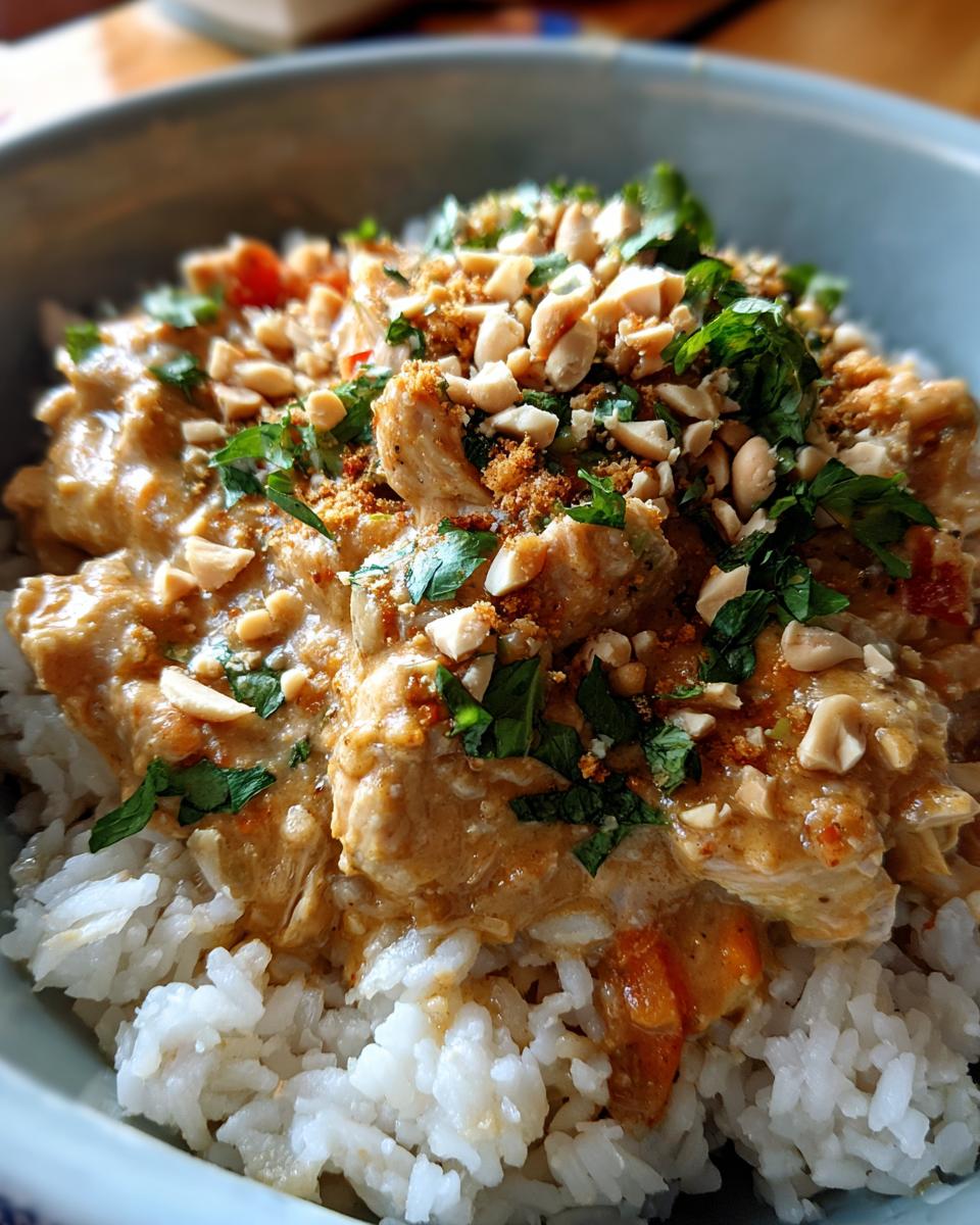 Slow Cooker Peanut Chicken - detail 2