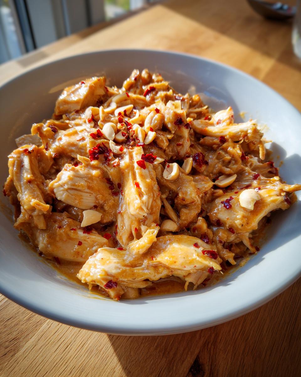 Slow Cooker Peanut Chicken - detail 2