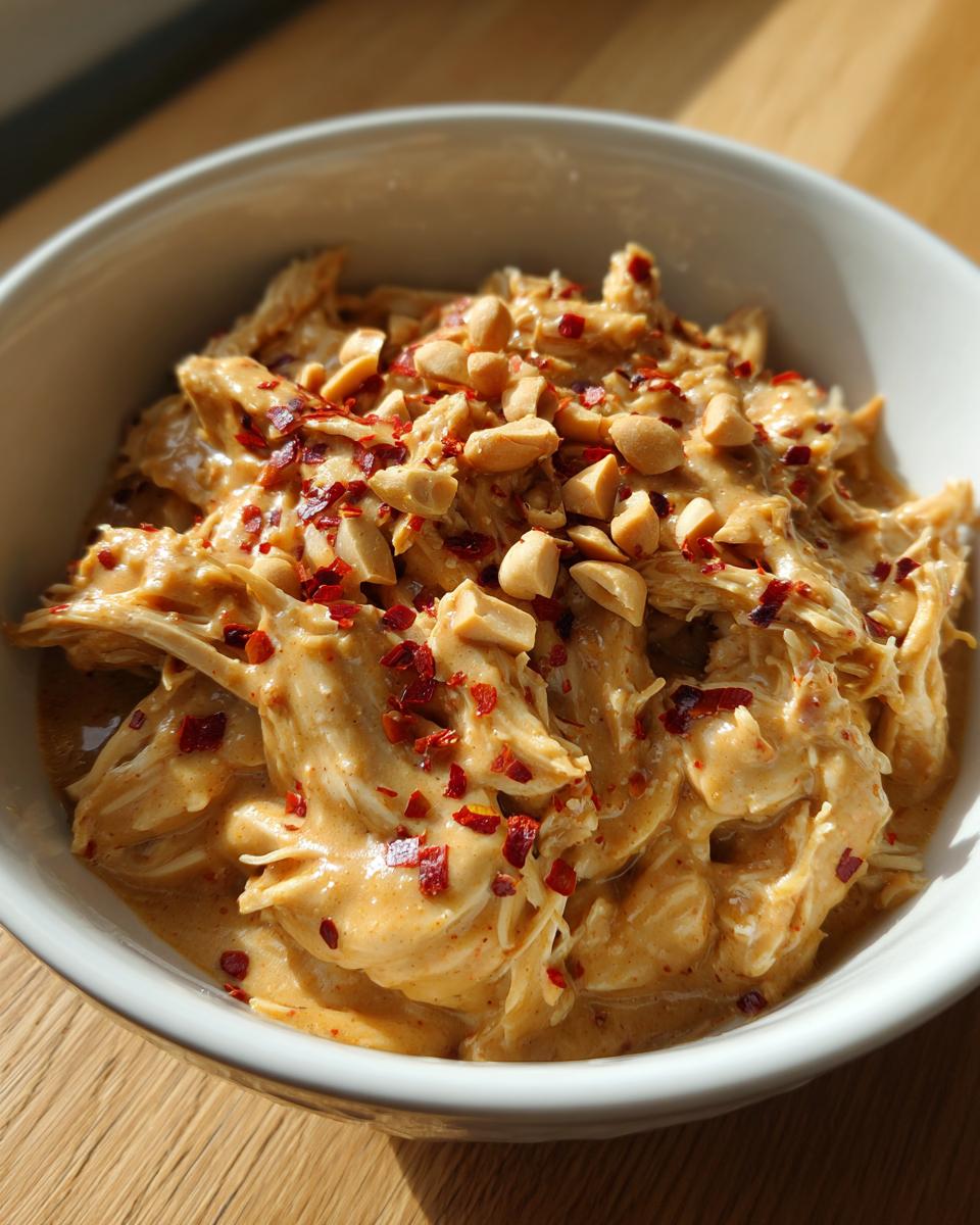 Slow Cooker Peanut Chicken - detail 3