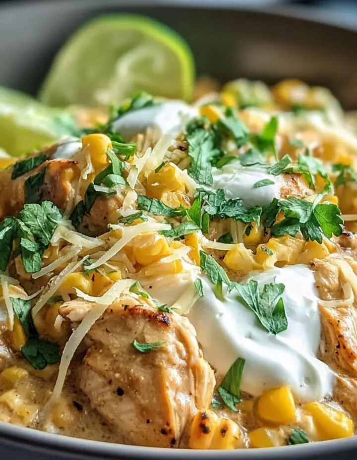 Slow-Cooker Street Corn Chicken