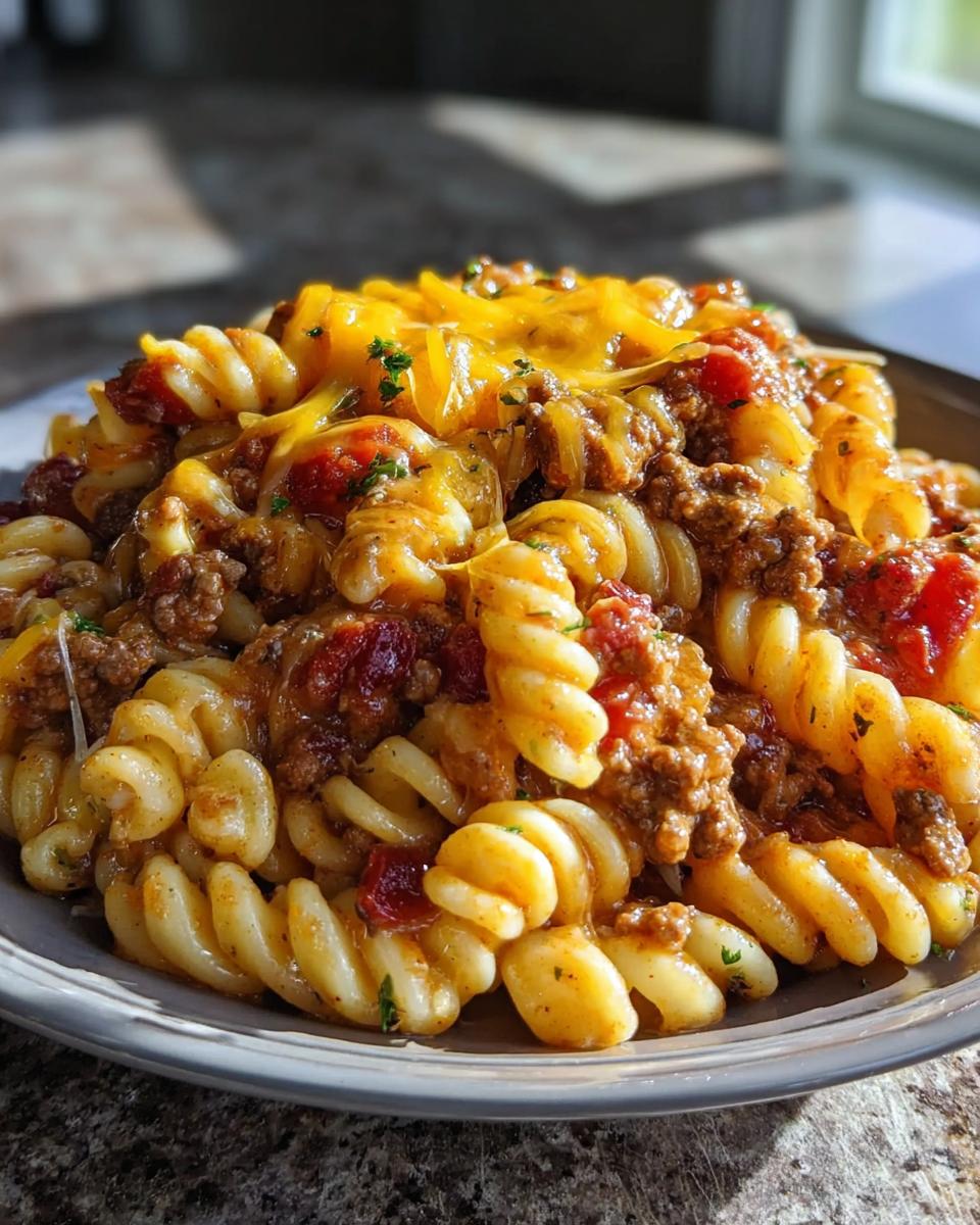 Slow Cooker Taco Pasta - detail 2