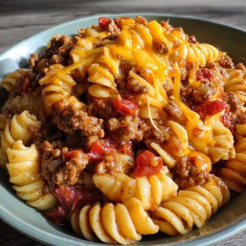 Slow Cooker Taco Pasta