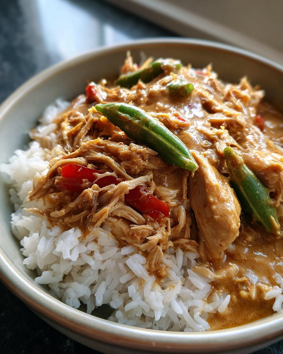 Slow‑Cooked Peanut Chicken Curry - detail 1