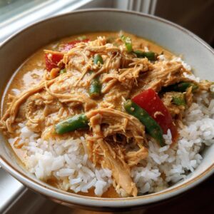 Slow‑Cooked Peanut Chicken Curry