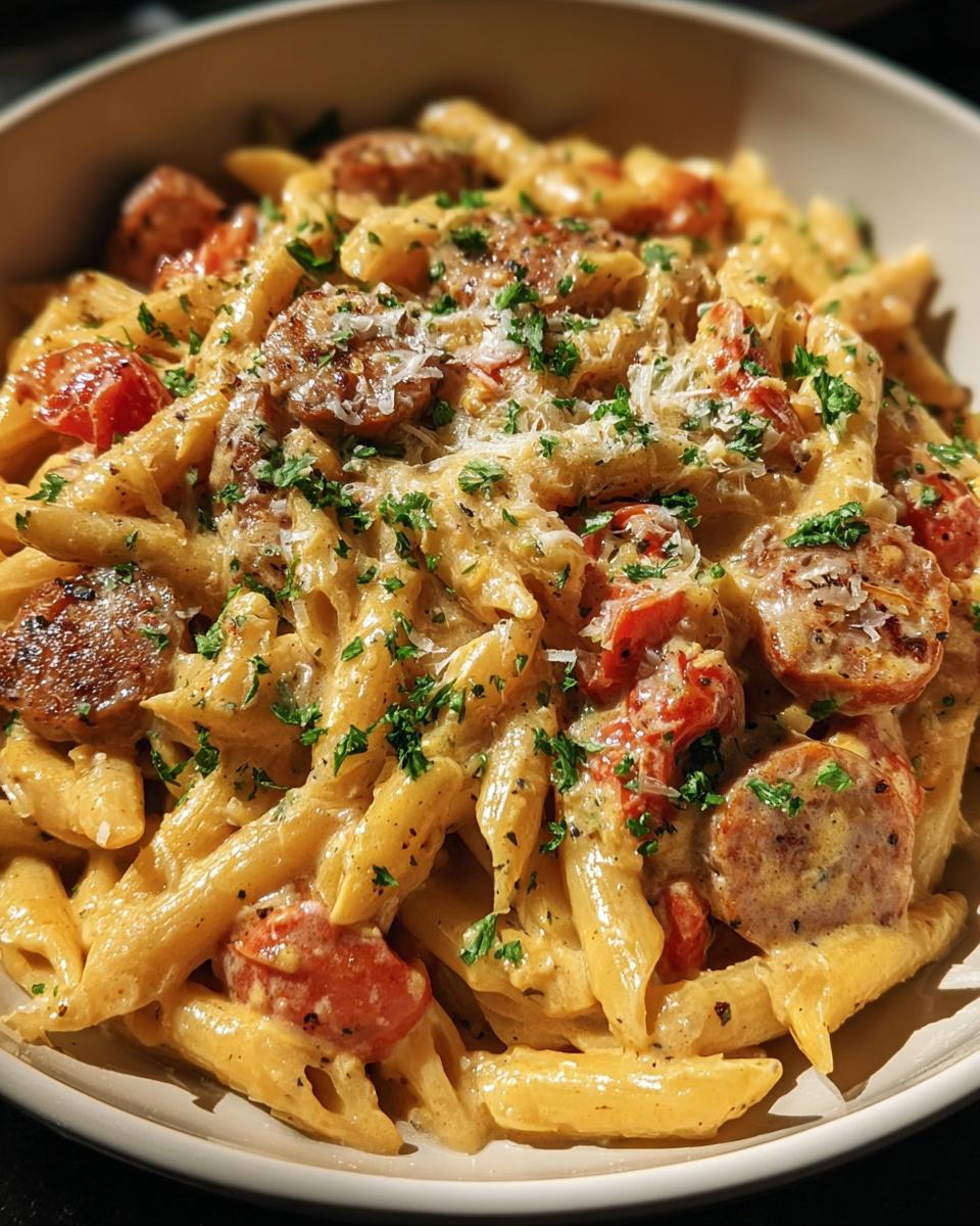 Smoky Cajun Garlic Butter Sausage Pasta - detail 1