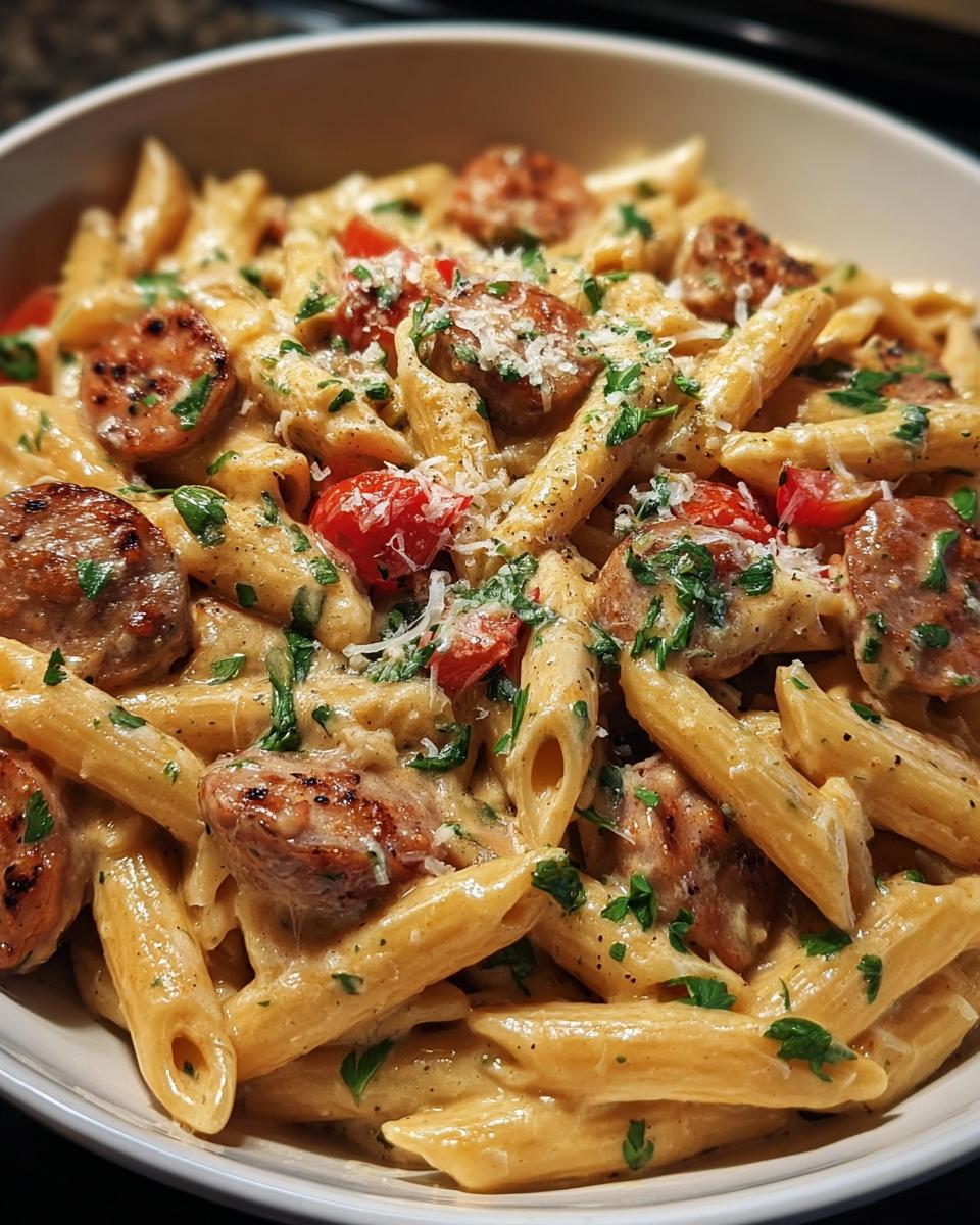 Smoky Cajun Garlic Butter Sausage Pasta - detail 3