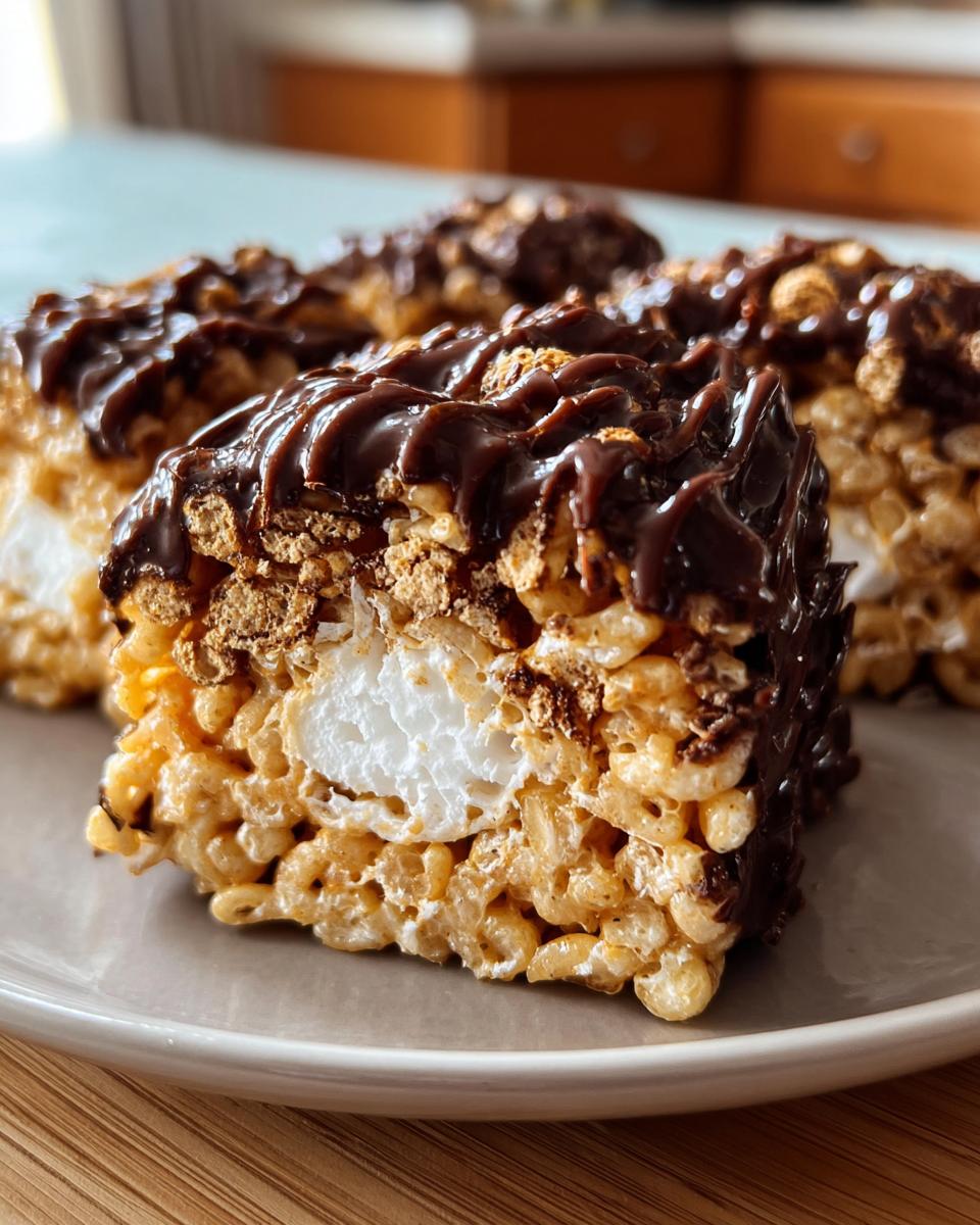 S'mores Rolled Rice Krispie Treats - detail 2