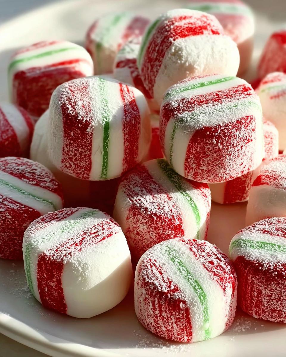 Soft Christmas Peppermints - detail 1