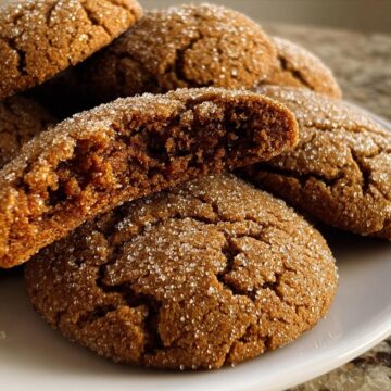 Soft Spiced Molasses Cookies