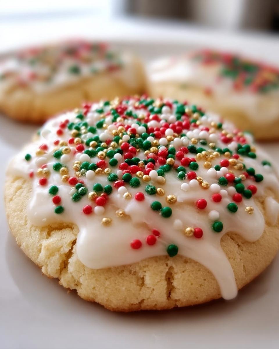 Soft Sugar Cookies Dressed for the Holidays - detail 1