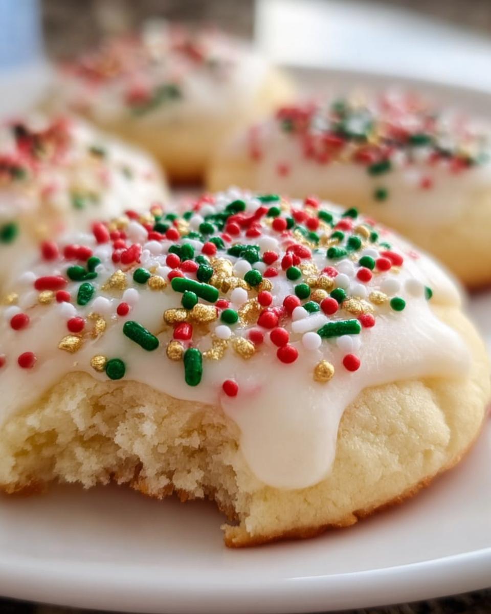 Soft Sugar Cookies Dressed for the Holidays - detail 2