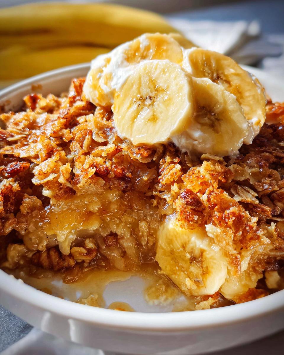 Southern Banana Cobbler - detail 1
