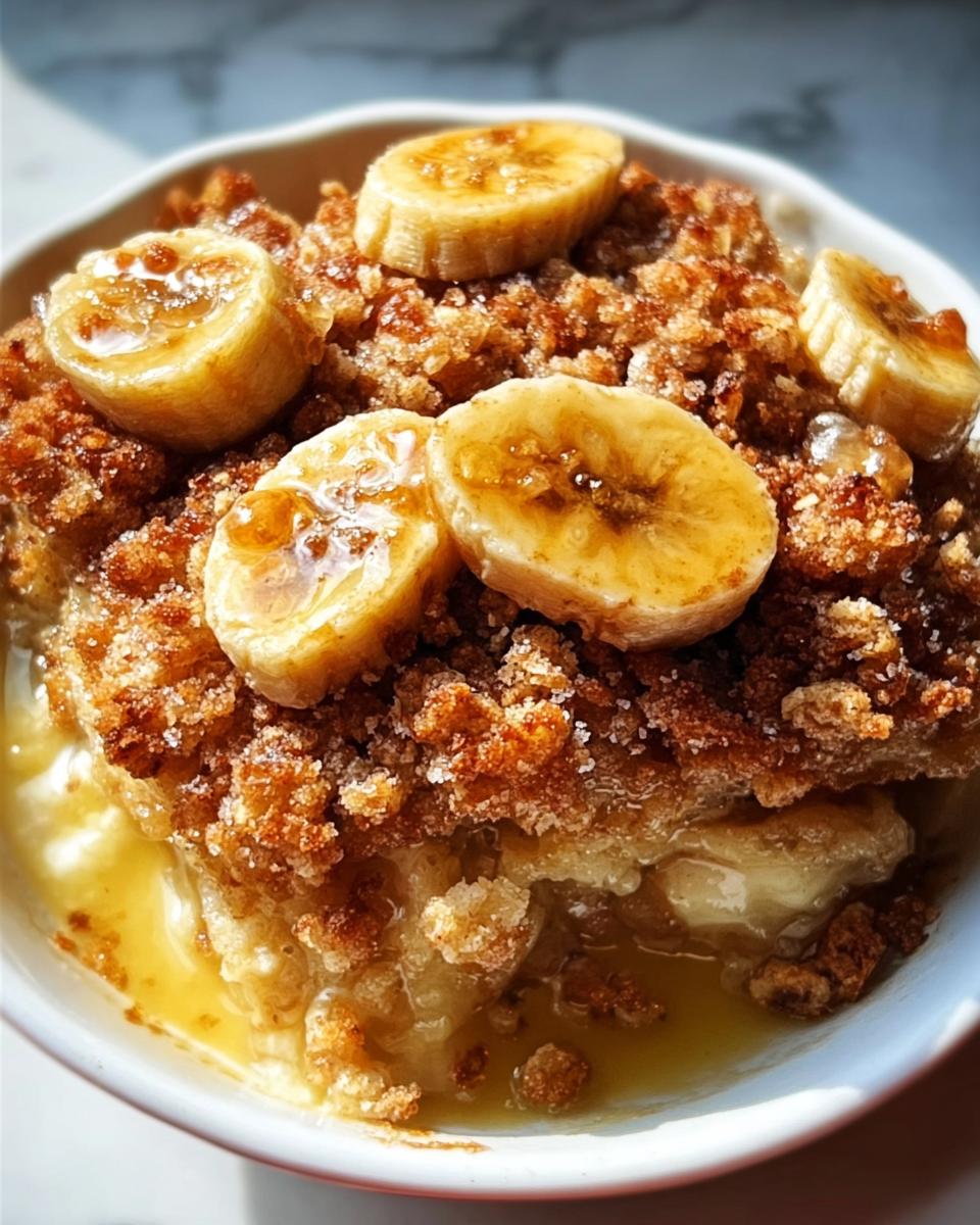 Southern Banana Cobbler - detail 2