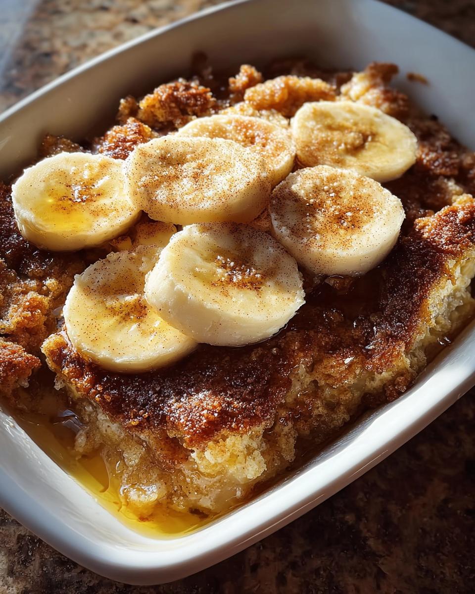 Southern Banana Cobbler - detail 2