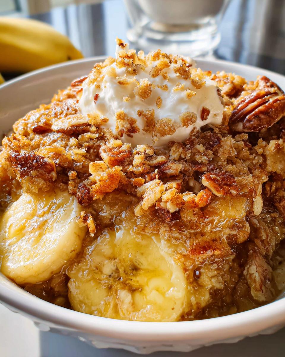Southern Banana Cobbler - detail 2
