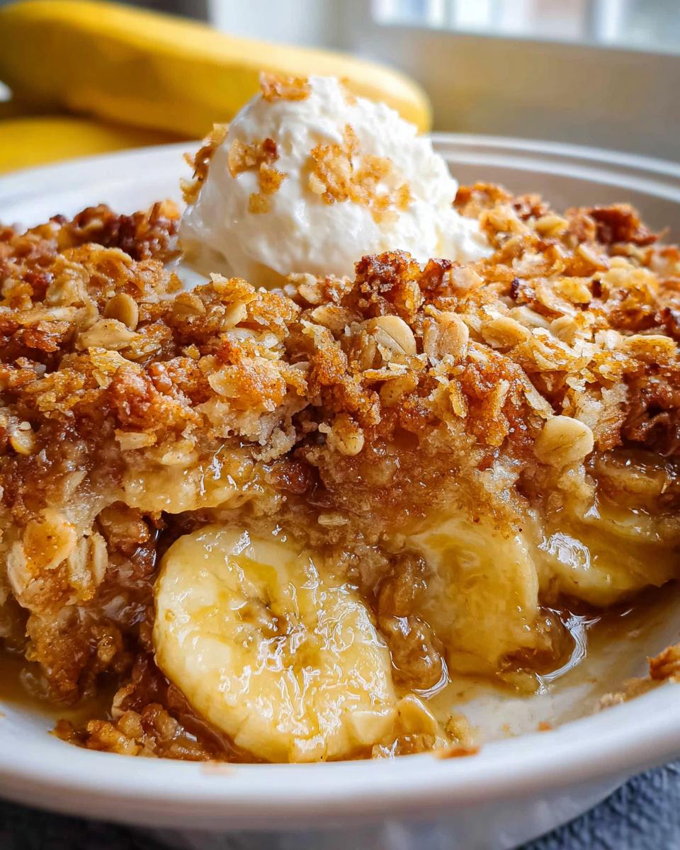 Southern Banana Cobbler - detail 3