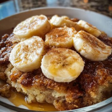 Southern Banana Cobbler
