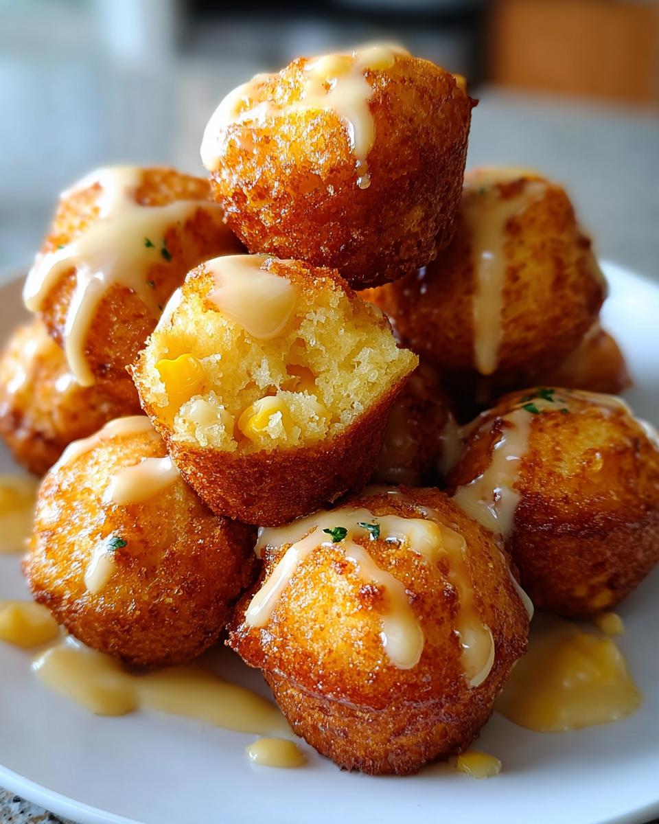 Southern-Style Honey Butter Cornbread Poppers - detail 2