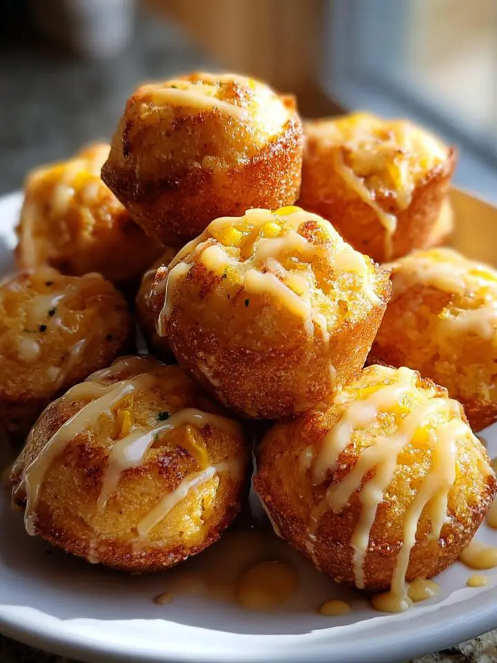Southern-Style Honey Butter Cornbread Poppers