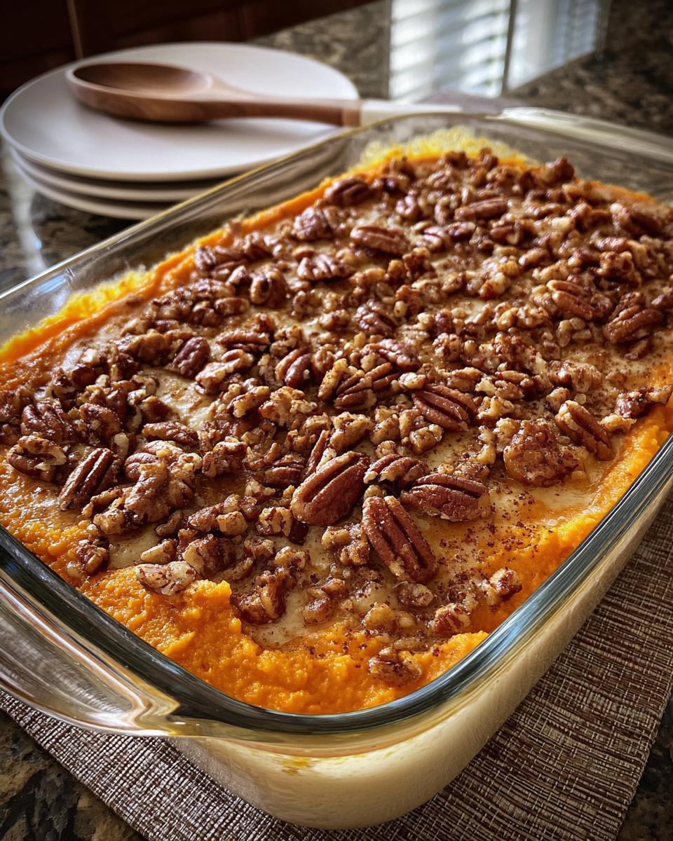 Southern Sweet Potato Casserole - detail 1