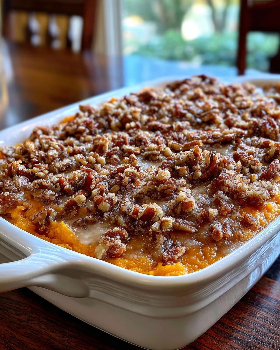 Southern Sweet Potato Casserole - detail 1