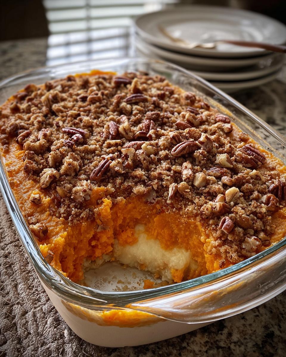 Southern Sweet Potato Casserole - detail 2