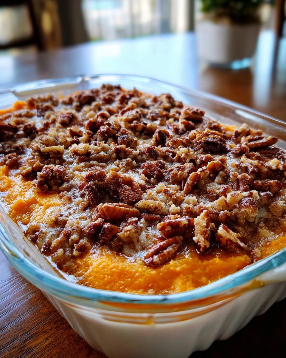 Southern Sweet Potato Casserole - detail 2