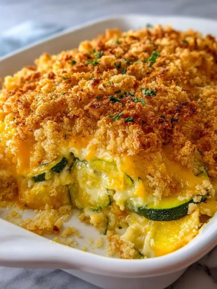 Southern Zucchini and Squash Casserole