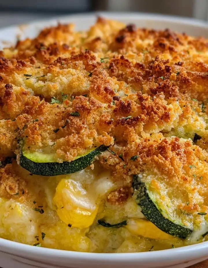 Southern Zucchini and Squash Casserole