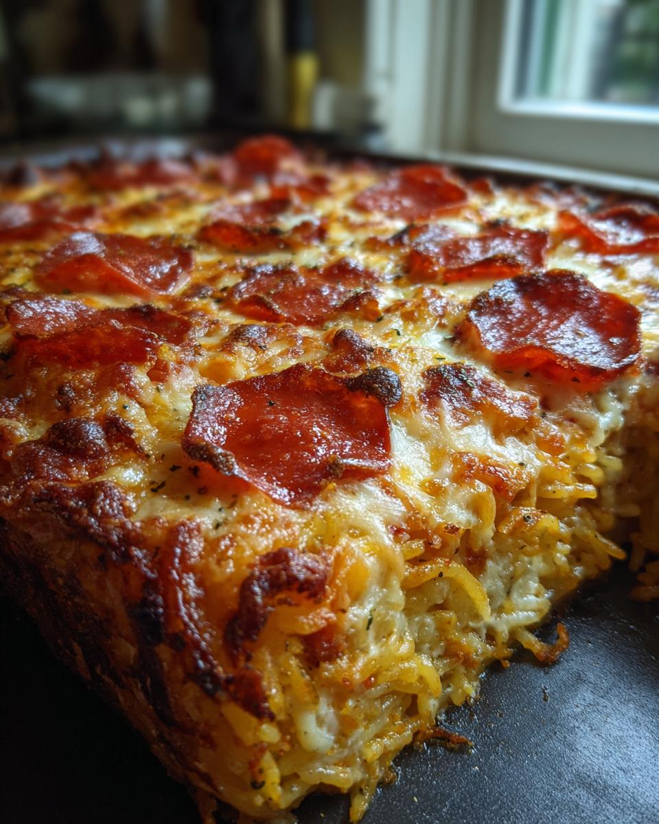 Spaghetti Pizza Casserole - detail 2