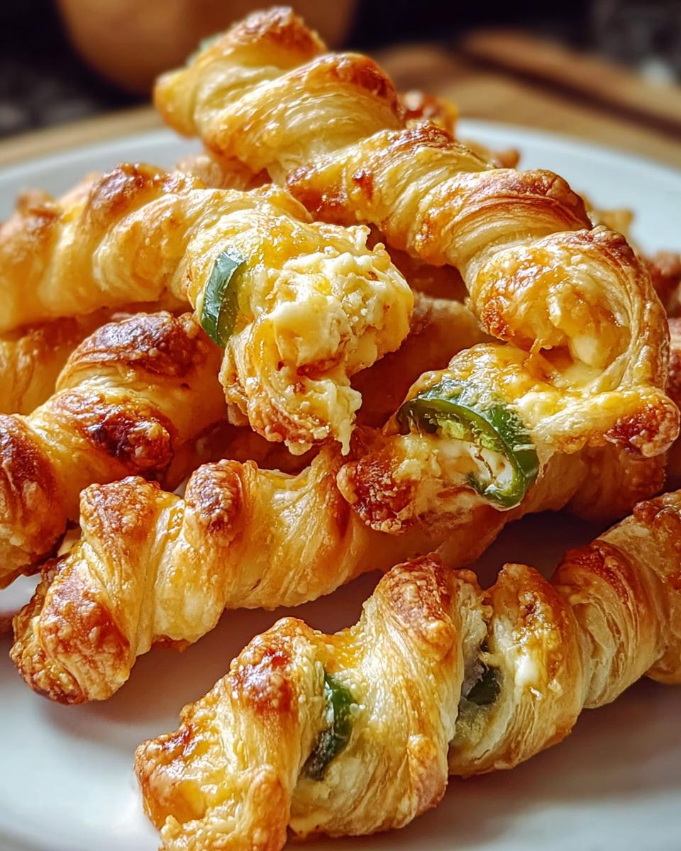 Spicy Jalapeno Popper Twists - detail 1