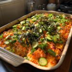 Spicy Salmon Sushi Bake