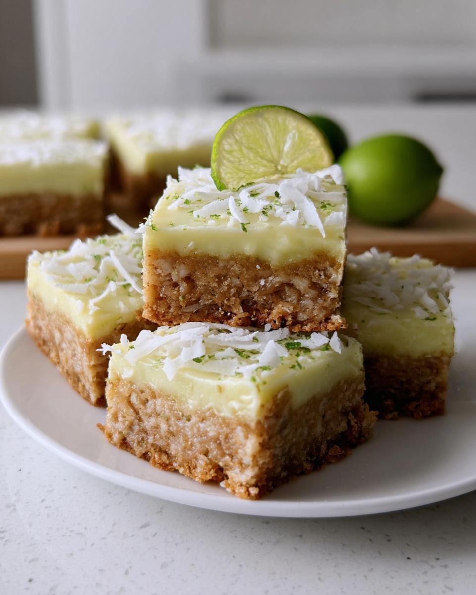 Starbucks lime frosted coconut bars - detail 2