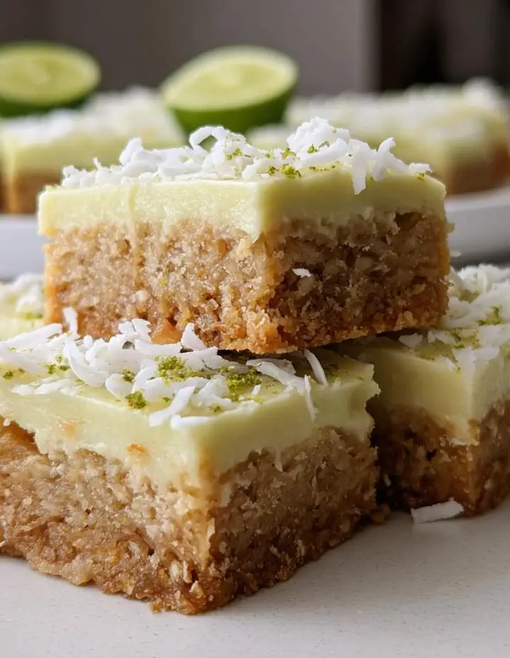 Starbucks lime frosted coconut bars