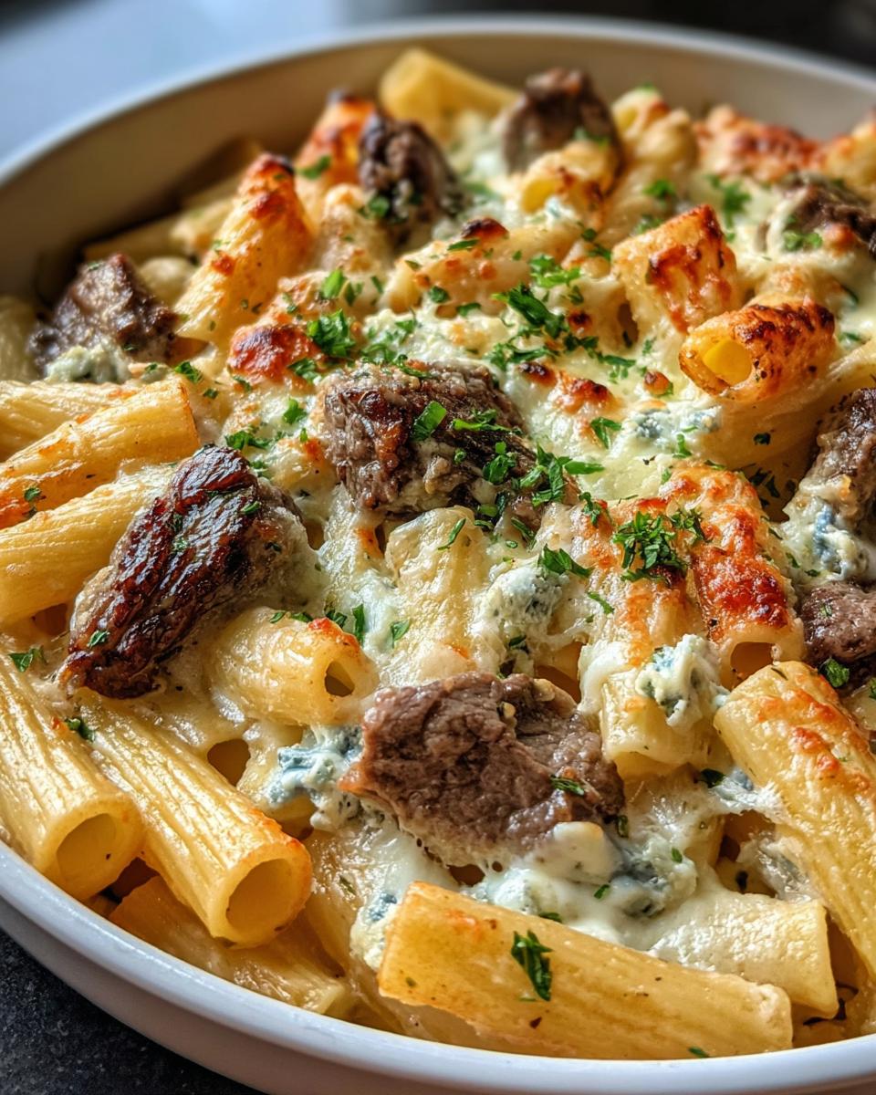 Steak & Blue Cheese Rigatoni Bake - detail 1