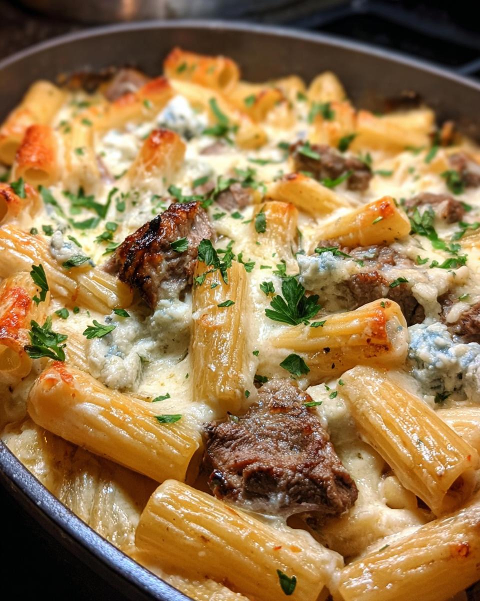 Steak & Blue Cheese Rigatoni Bake - detail 2