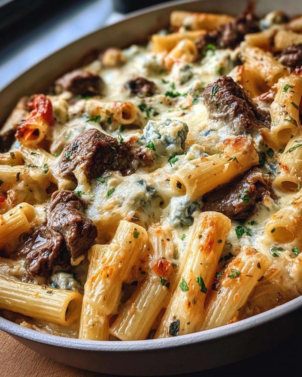 Steak & Blue Cheese Rigatoni Bake - detail 2