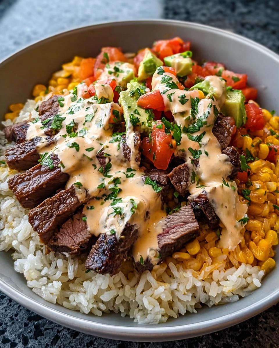 Steak Queso Rice Bowl - detail 1
