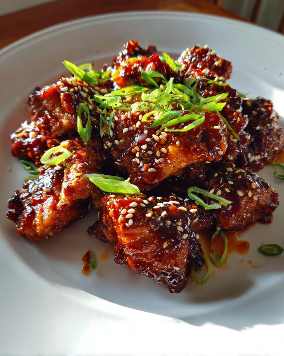 Sticky Honey Gochujang Chicken - detail 1
