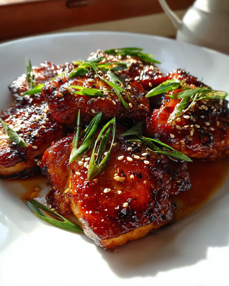 Sticky Honey Gochujang Chicken - detail 2