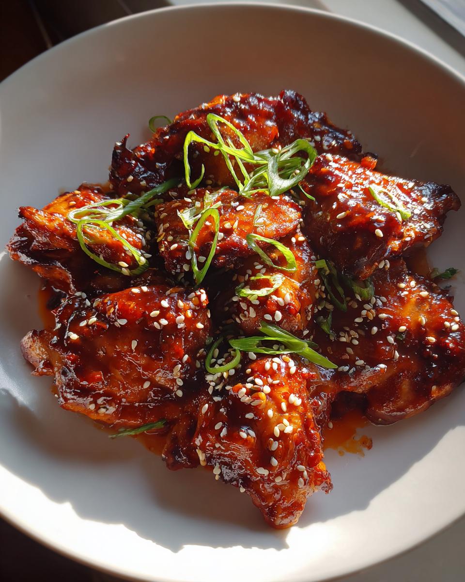 Sticky Honey Gochujang Chicken - detail 3
