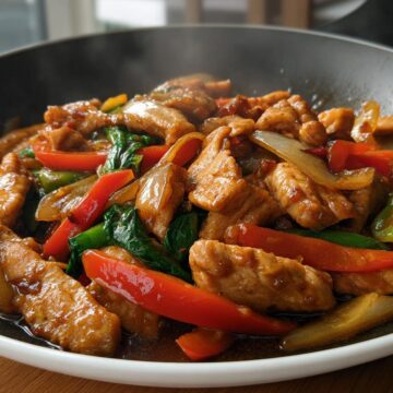Stir-Fried Chinese Garlic Chicken