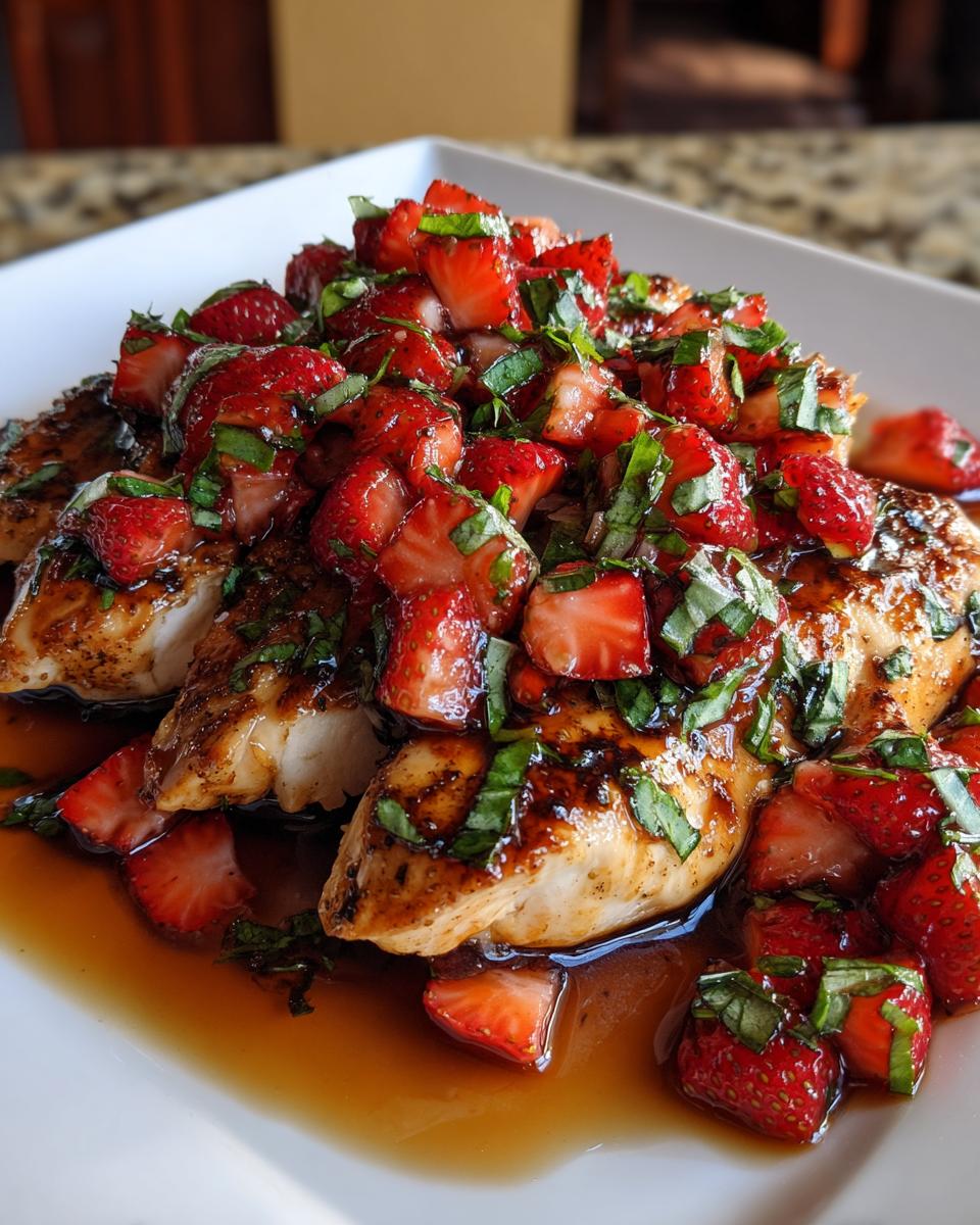 Strawberry Basil Chicken - detail 1