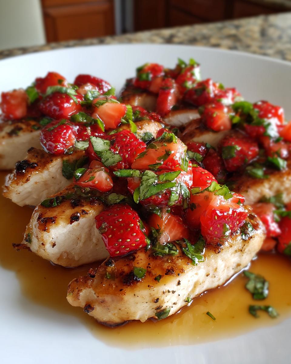 Strawberry Basil Chicken - detail 2