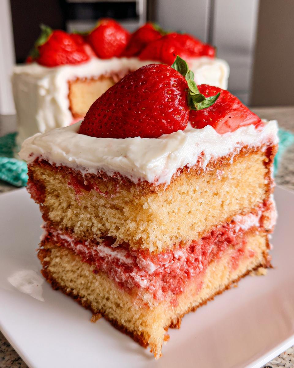 Strawberry Cake - detail 2
