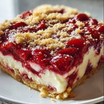 Strawberry Cheesecake Dump Cake