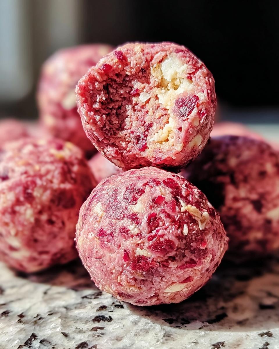 Strawberry Cheesecake Protein Balls - detail 2